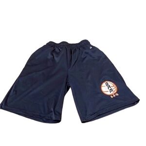 Nylon basketball shorts in navy. Size S. GUC